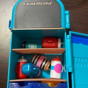 LOL doll bottle set (original all from series one) plus refrigerator